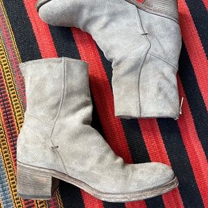 Pantanetti Sand Suede Western short boots size 36.5 perfect shape!